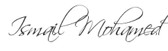 Signature of Ismail Mohamed